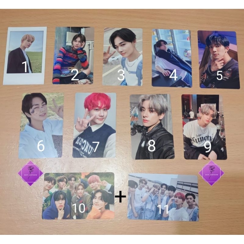 PHOTOCARD PC ENHYPEN - ERA DIMENSION & MANIFESTO - NIKI, HEESUNG, JUNGWON, JAKE, GROUP PC
