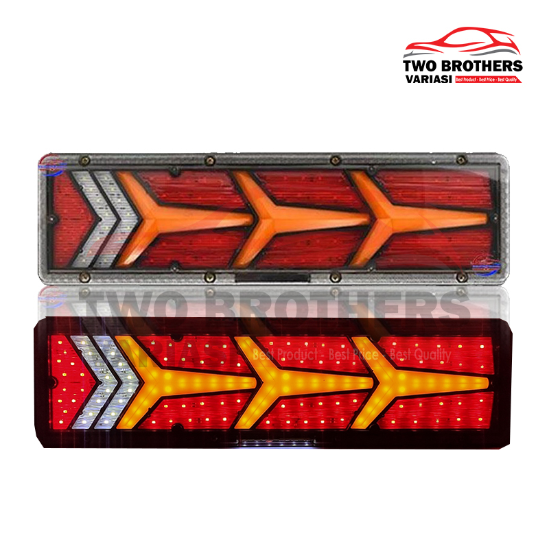 Stoplamp Model Lambo 3 Panah Truck 24v