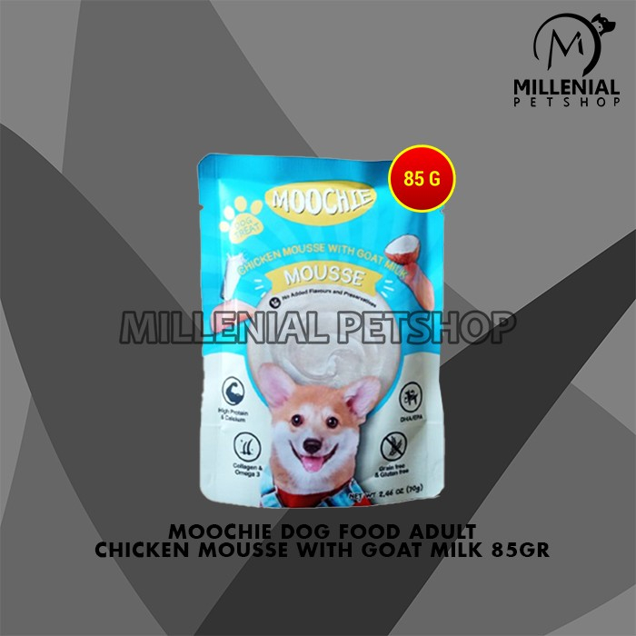 Makanan Basah Anjing Moochie Wet Dog Food Pouch Sachet 70 gram