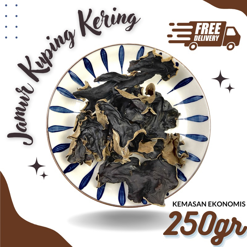 

[READY]Jamur Kuping Kering Jamur Kuping Super 250gr