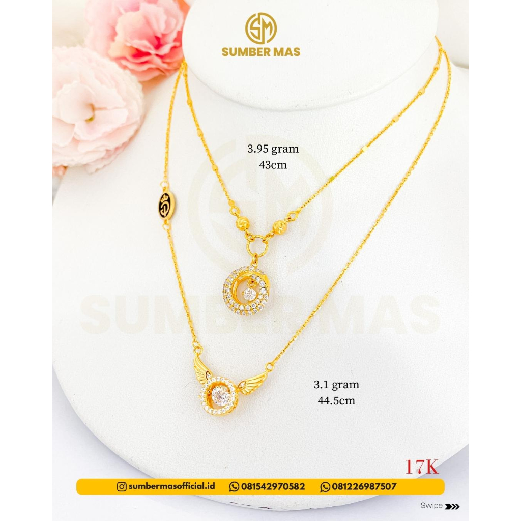 KALUNG ROUND FASHION 17K - SUMBER MAS