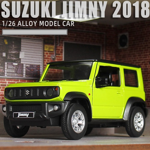 Mainan Mobil Diecast SUZUKI Jimny Jimmy  Off Road Skala 1: 26 Vehicle Alloy