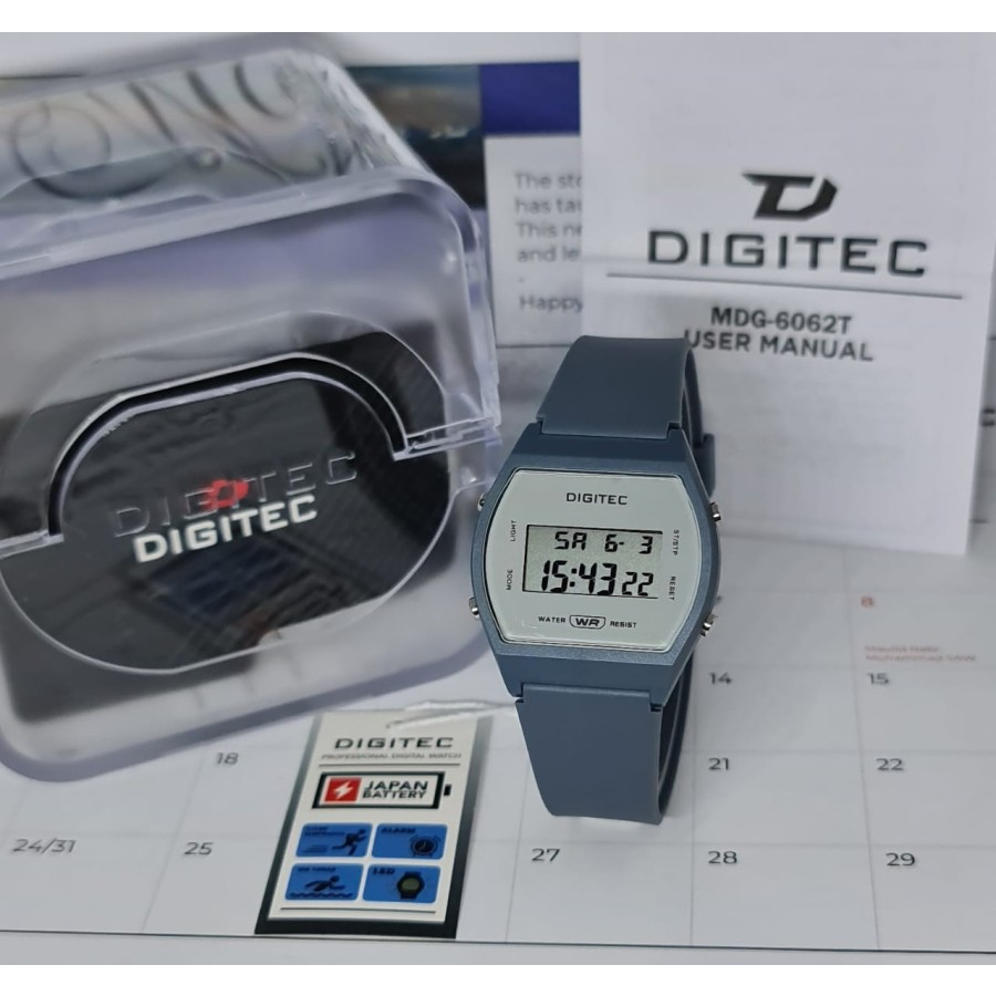 DIGITEC MDG-6062T MDG 6062T MDG6062T Watch Jam Tangan Digitec Original