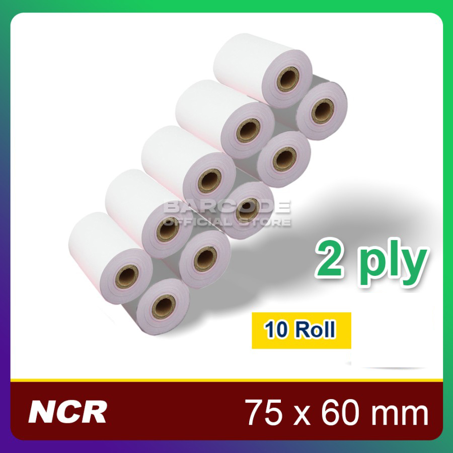 

1 Slop Kertas Struk Kasir NCR 60 X 75 mm 2 PLY Rangkap 2