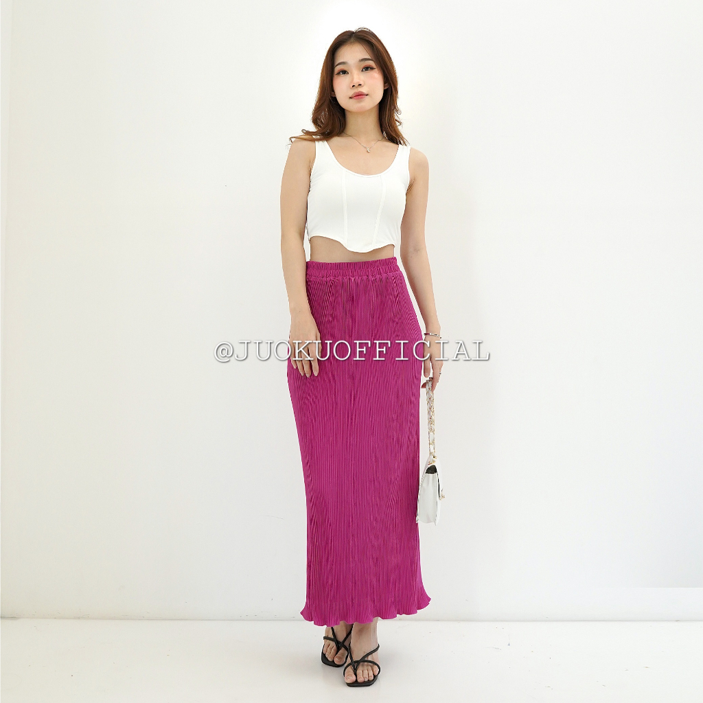 Rok Wavy Plisket Span / Rok Span / Rok Plisket / Rok Wavy / Rok Span Wavy / Pleated Skirt