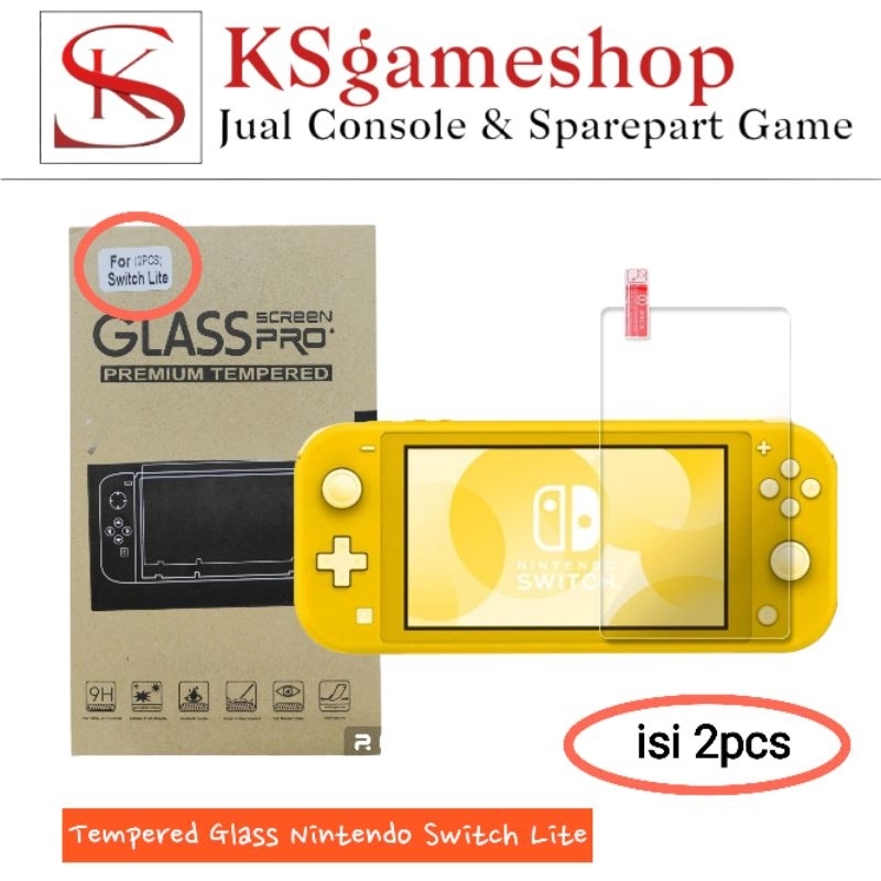 Tempered Glass Screen Protector Nintendo Switch Lite isi 2 pcs