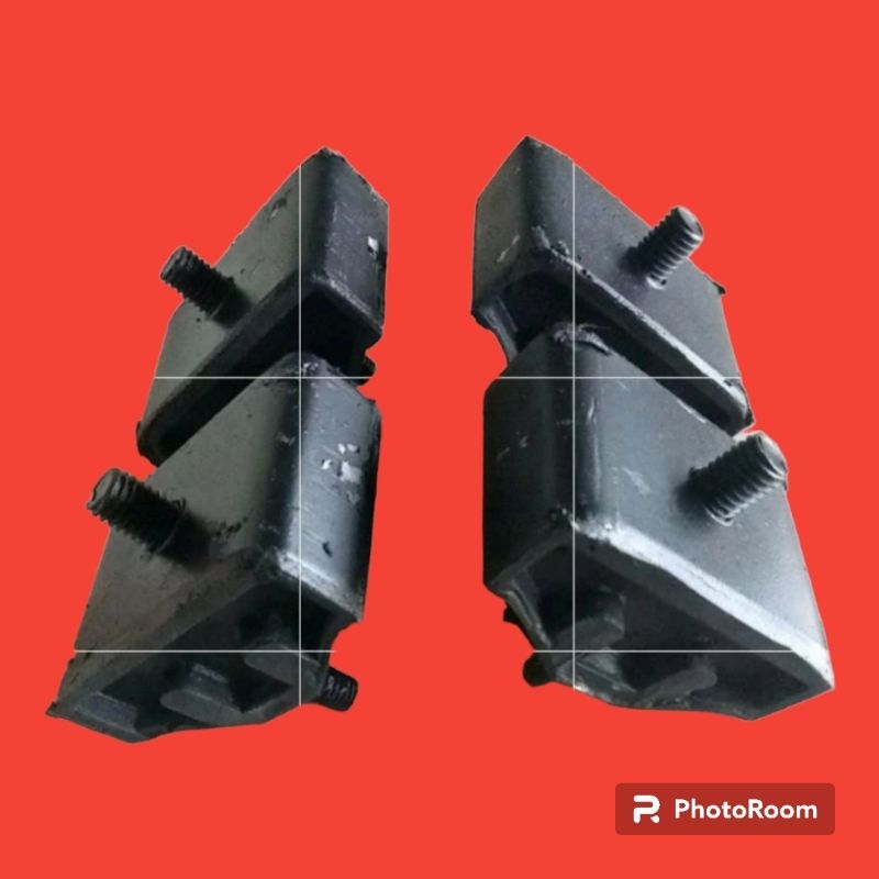 monting kotak / dudukan mesin kotak (4pcs) buat kaisar treseda 150cc 250cc original motor rodatiga