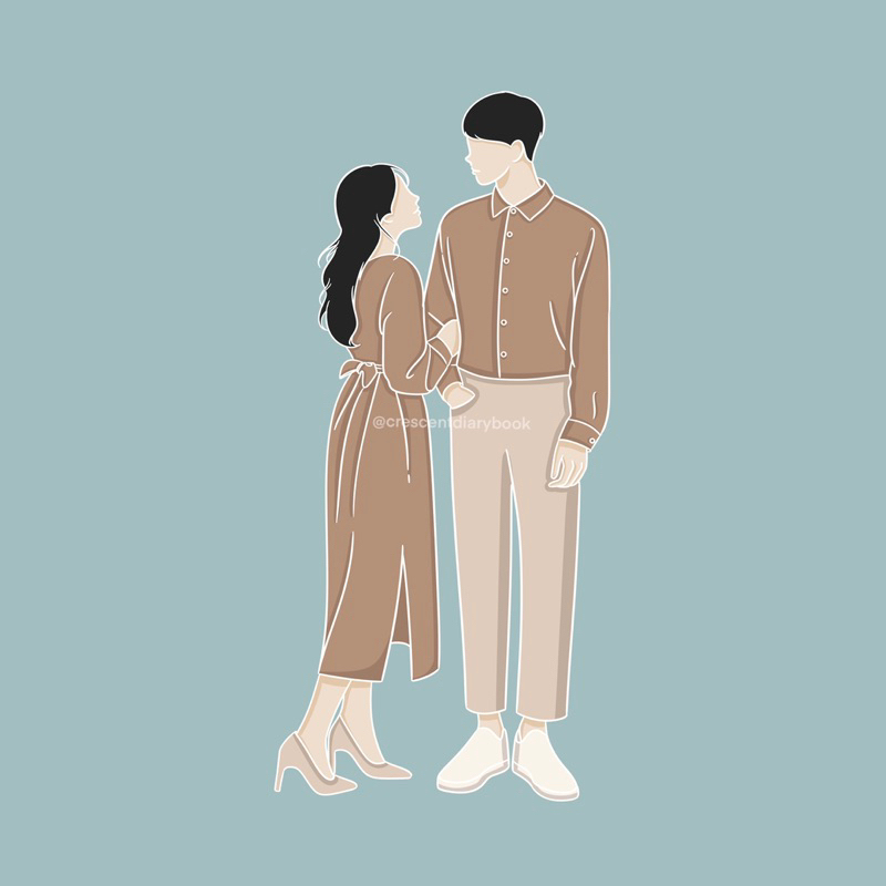 (SOFT FILE ONLY) CB09 - FACELESS ILLUSTRATION/ ILUSTRASI TANPA WAJAH/ ILUSTRASI MINIMALIS