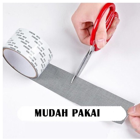 Lakban Penambal Lubang Kawat Jaring Nyamuk 2 Meter