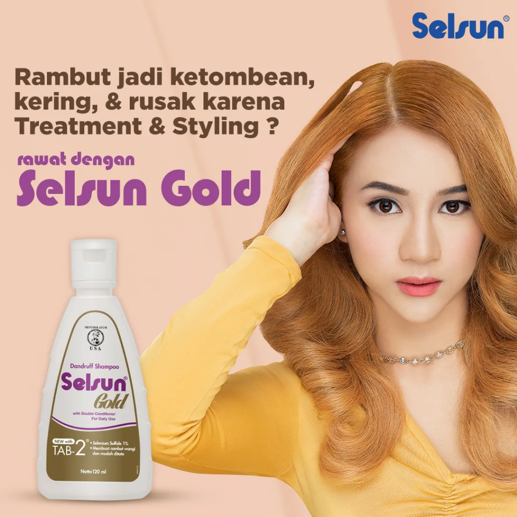 [BPOM] Selsun GOLD Shampoo 60 ml / Selsun Shampoo Anti Ketombe 60ml / Selsun Shampo / Sampo / MY MOM