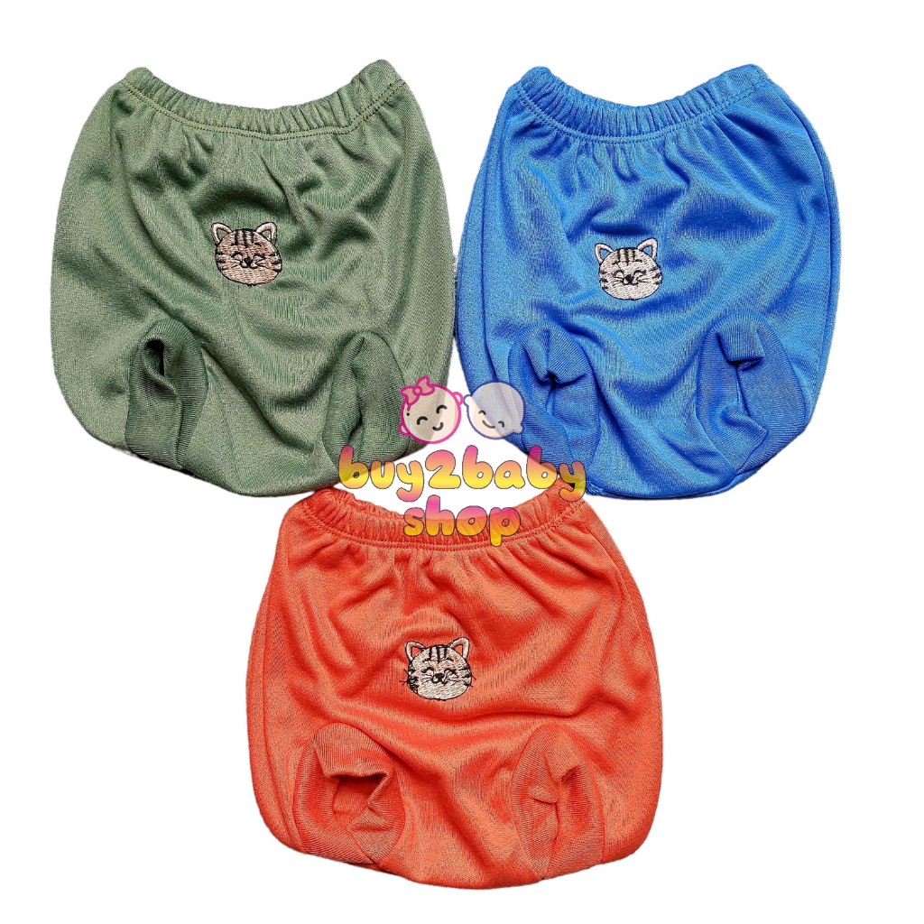 6 PCS celana bayi model pop kacamata warna premium Samleo Kids usia 0-3 Bulan isi 1-6 PCS