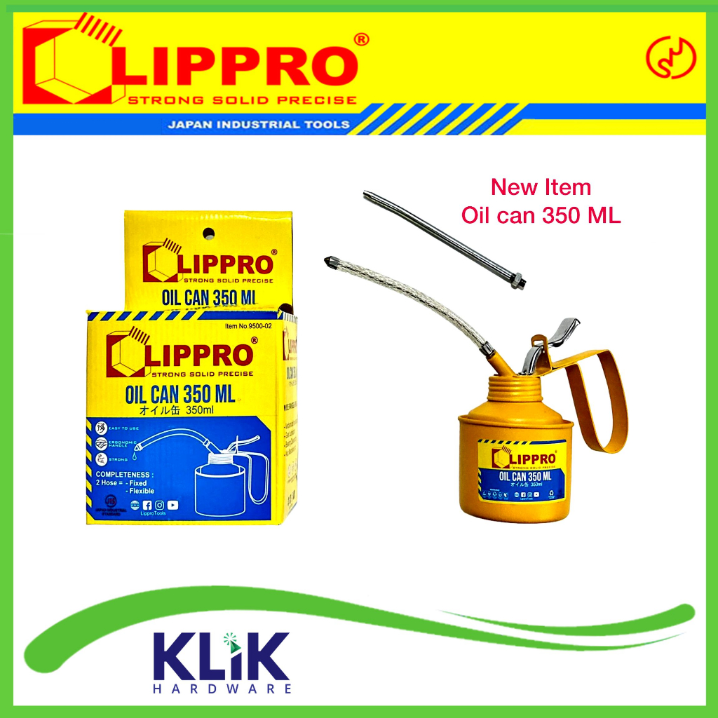 Lippro Oli Can 350 ml Oil Can - Botol Kaleng Semprotan Oli 350 cc