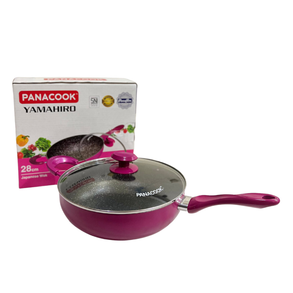 PANCI / WOK / PENGGORENGAN / WAJAN / TEFLON PANACOOK YAMAHIRO 28CM