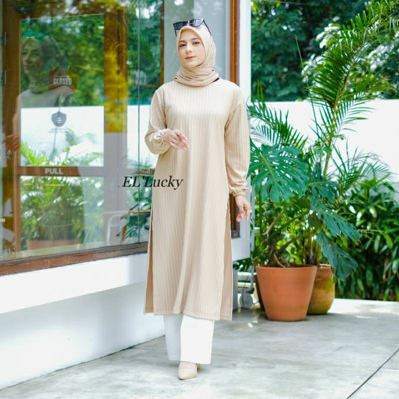 Long Tunik TANIA Knit Hornet Premium