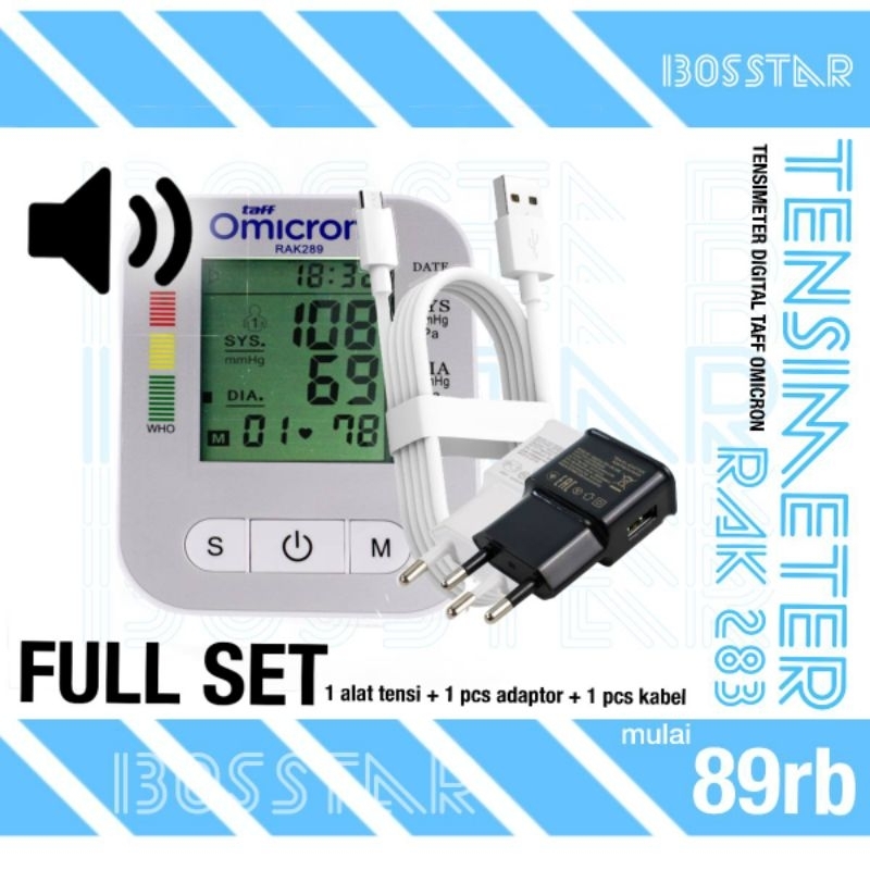 Tensimeter Digital RAK B869 Alat Ukur Tekanan Darah Lengan Atas