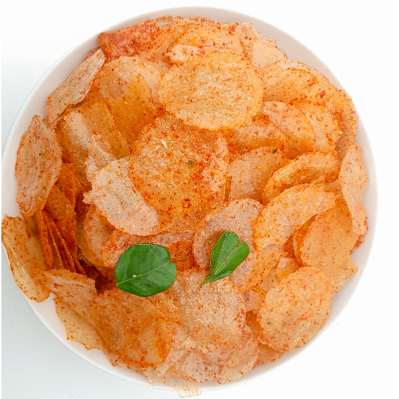 

Keripik kaca pedas daun jeruk bulat 500gram