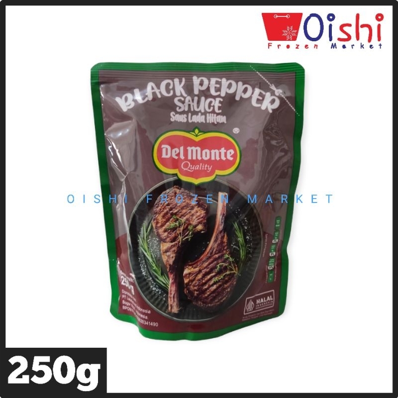 

Del Monte Black Pepper Sauce - Delmonte Saus Lada Hitam 250g