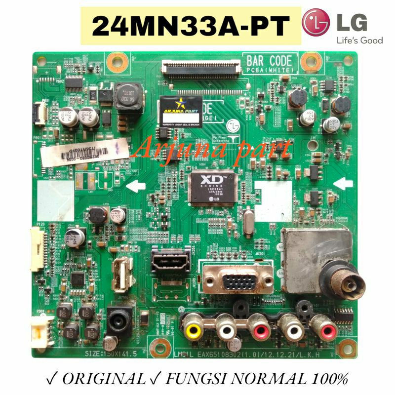 MAINBOARD TV LG 24MN33A-PT / MB TV LG 24MN33A / MESIN TV LG 24MN33A / MODUL TV LG 24MN33A / MB LG 24
