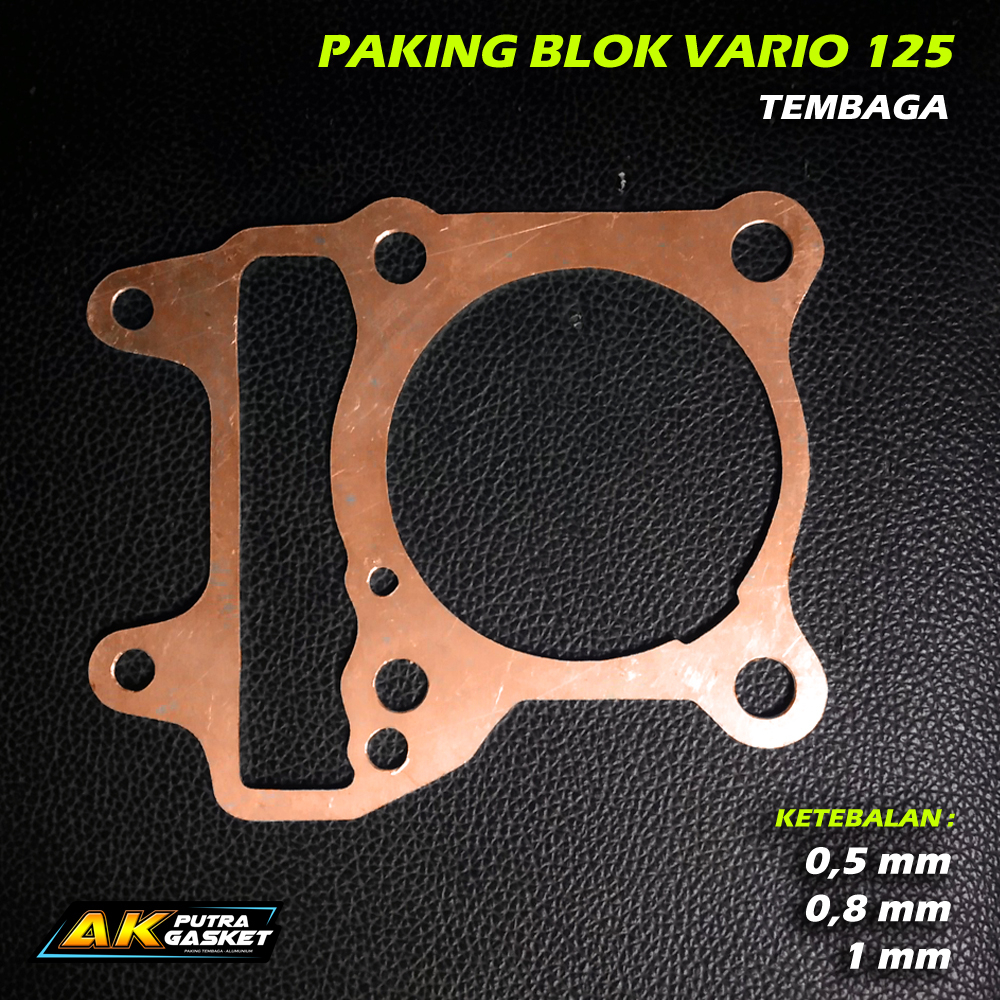 Paking Blok Tembaga VARIO 125 / Packing Perpak Gasket Honda Vario