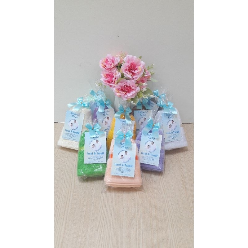 souvenir handuk khitanan/hampers ulang tahun/aqiqah/souvenir pernikahan wedding/