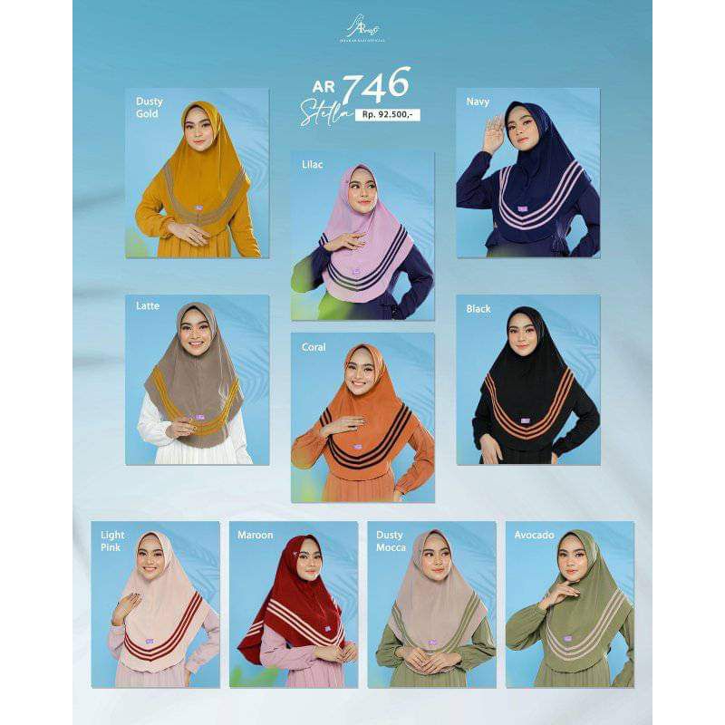 AR 746 √Jilbab Arrafi ||Hijab Arrafi √ Hijab Daily