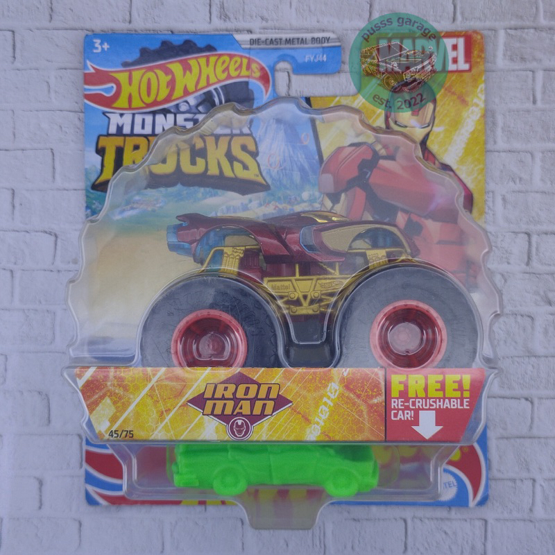 HOT WHEELS IRONMAN MONSTER TRUCKS (MARVEL)