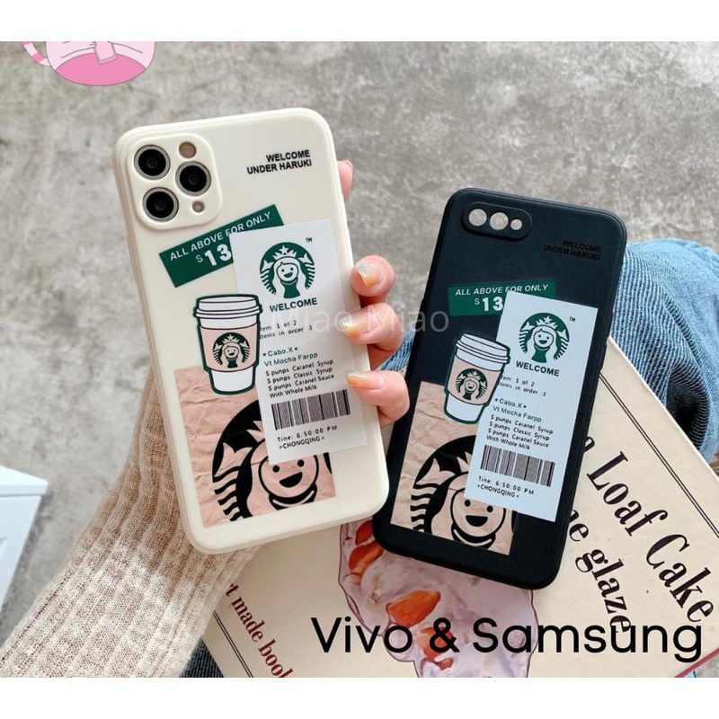 SOFTCASE STARBUCKS CASE EDGE VIVO, SAMSUNG
