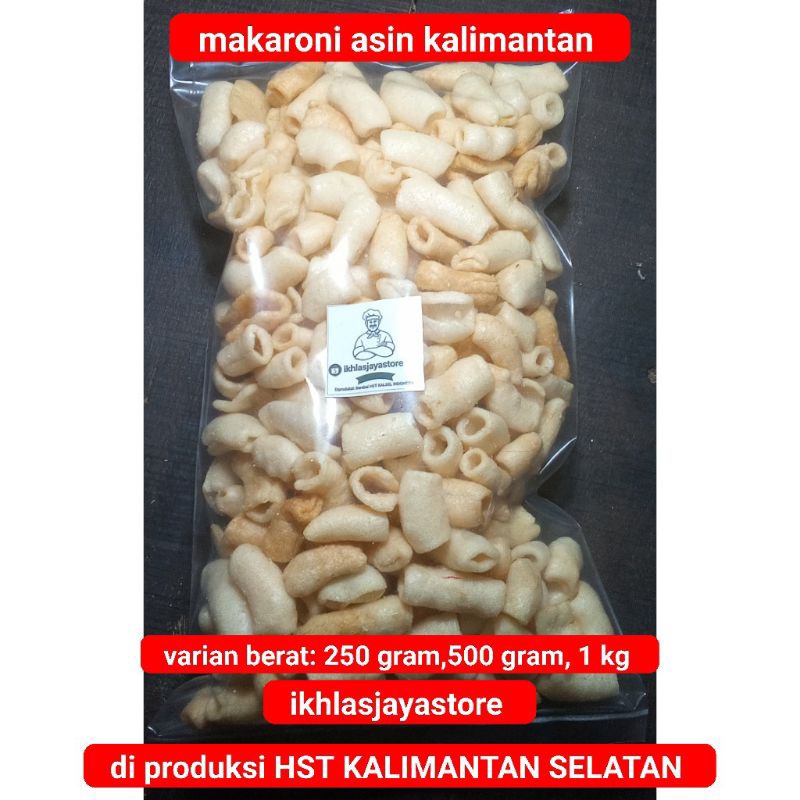 

COD 500 gram makaroni asin gurih prod HST KALSEL