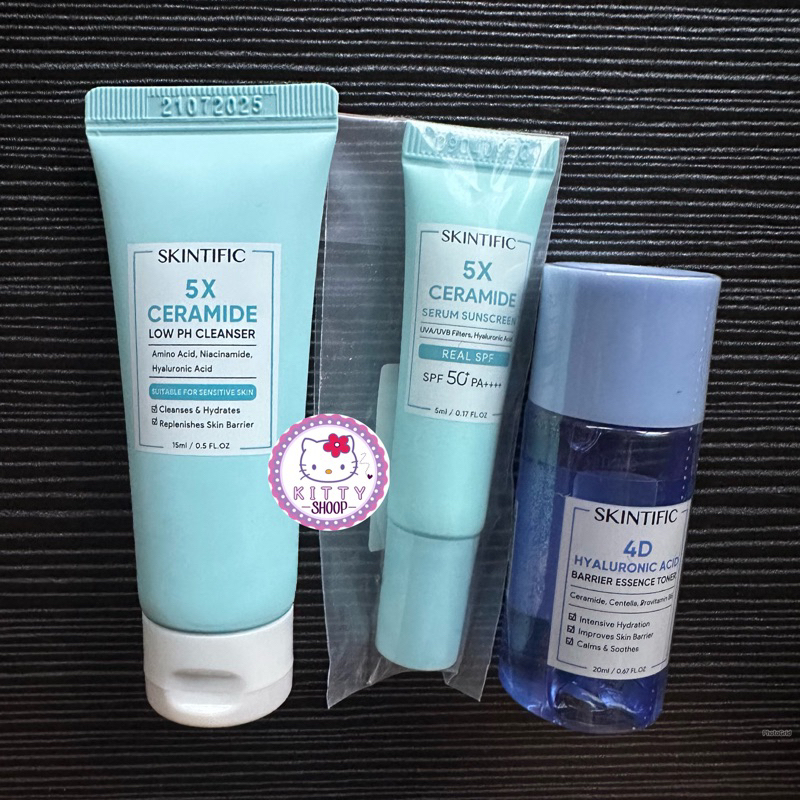 SKINTIFIC - 5X Ceramide Barrier Repair Travel Kit