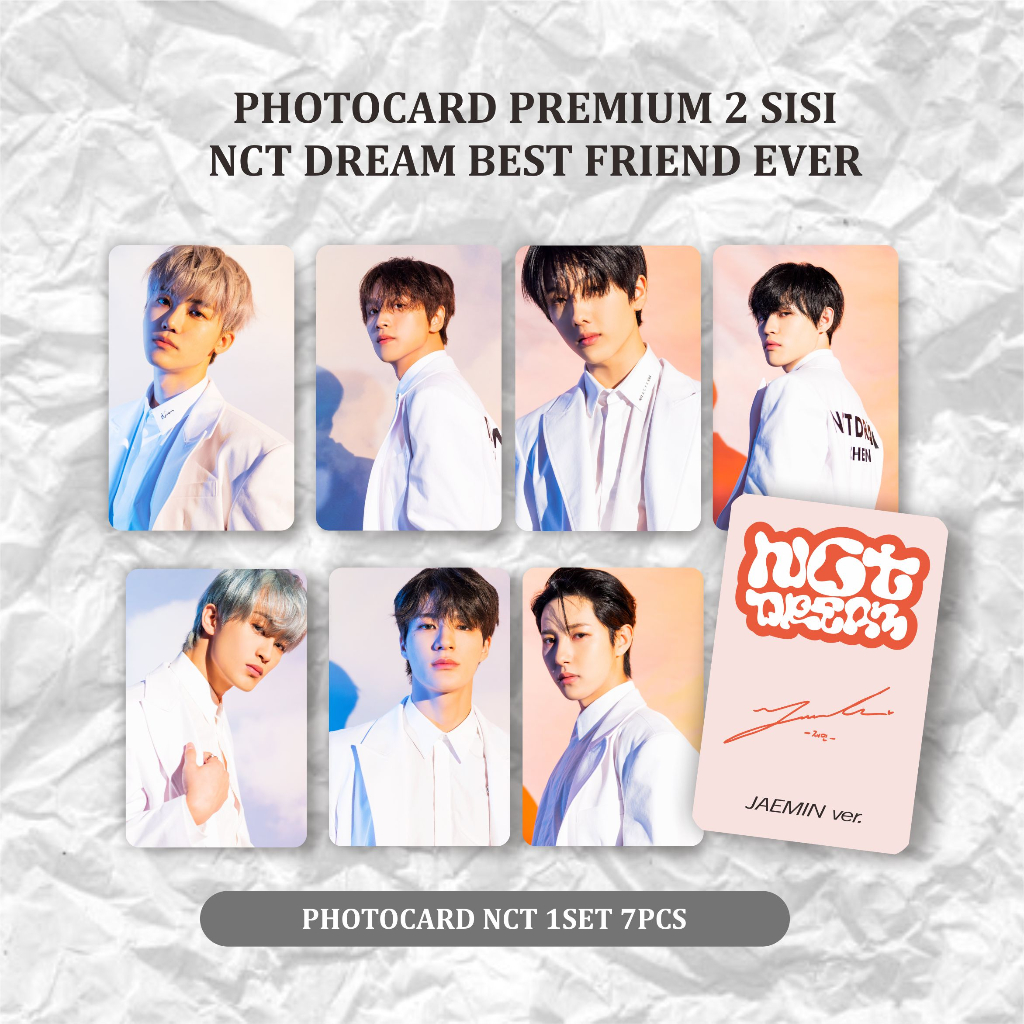 PC PREMIUM NCT DREAM GLITCH,DREAMING ,LAUNDRY SHOP &amp; BFE