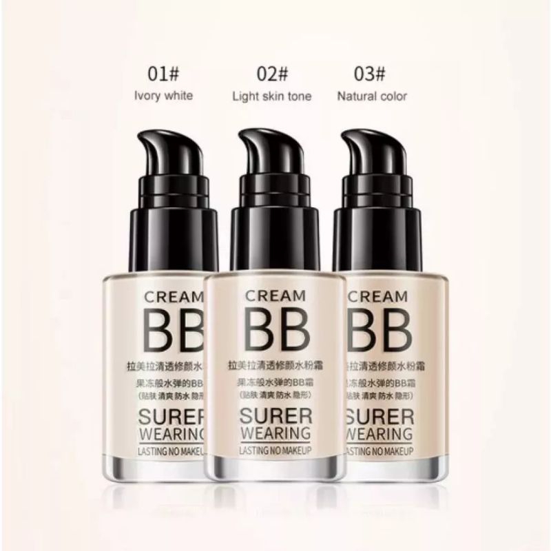 BB CREAM KOREA LAMEILA FOUDATION SUPER WEARING ANTI AIR TAHAN LAMA FACE BASE MOISTURIZING ORIGINAL