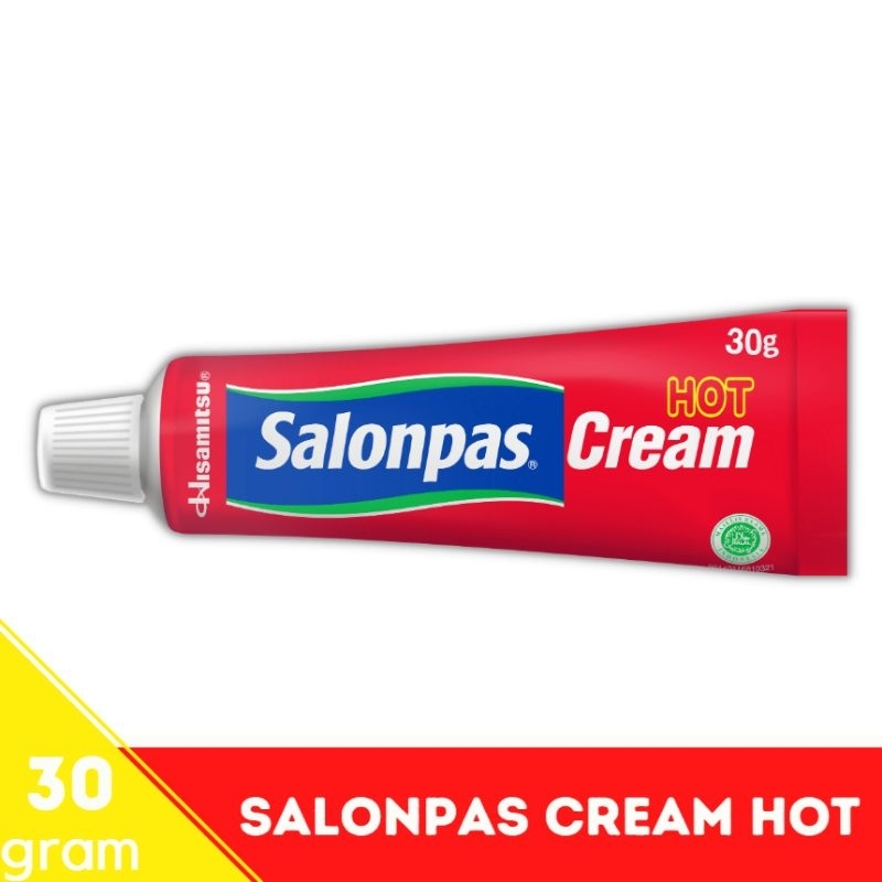 Salonpas Cream Hot / Nyeri Otot / Leher dan Pundak / Keseleo