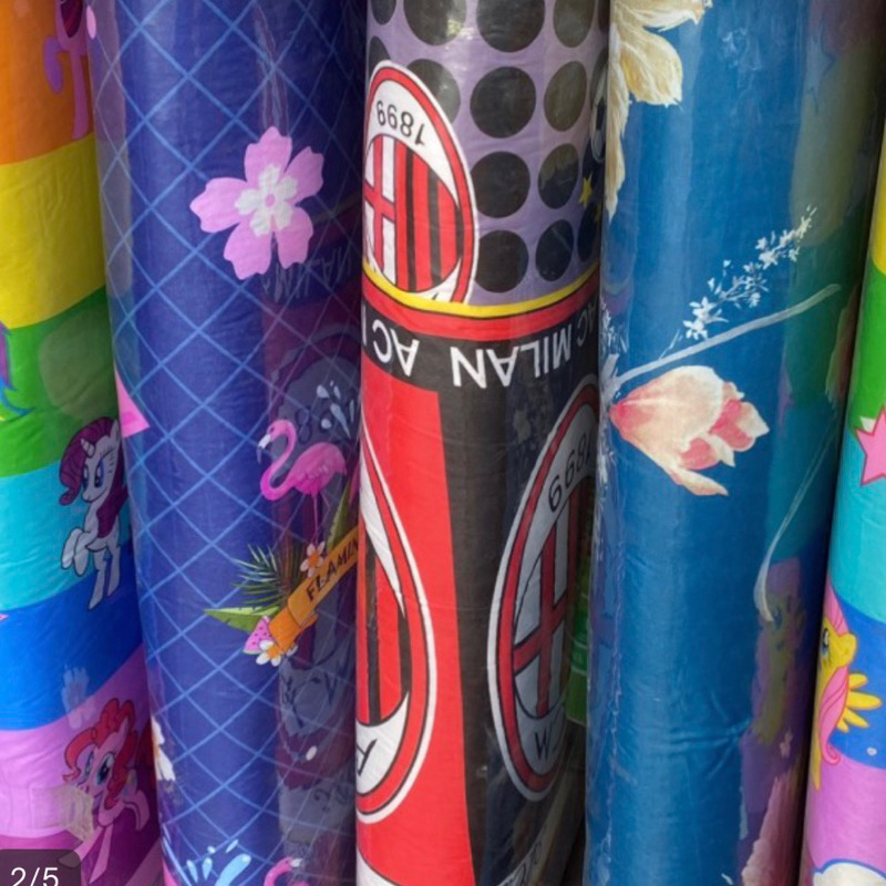 kasur lipat spon busa dacron tebal 5cm 120x170 160x170