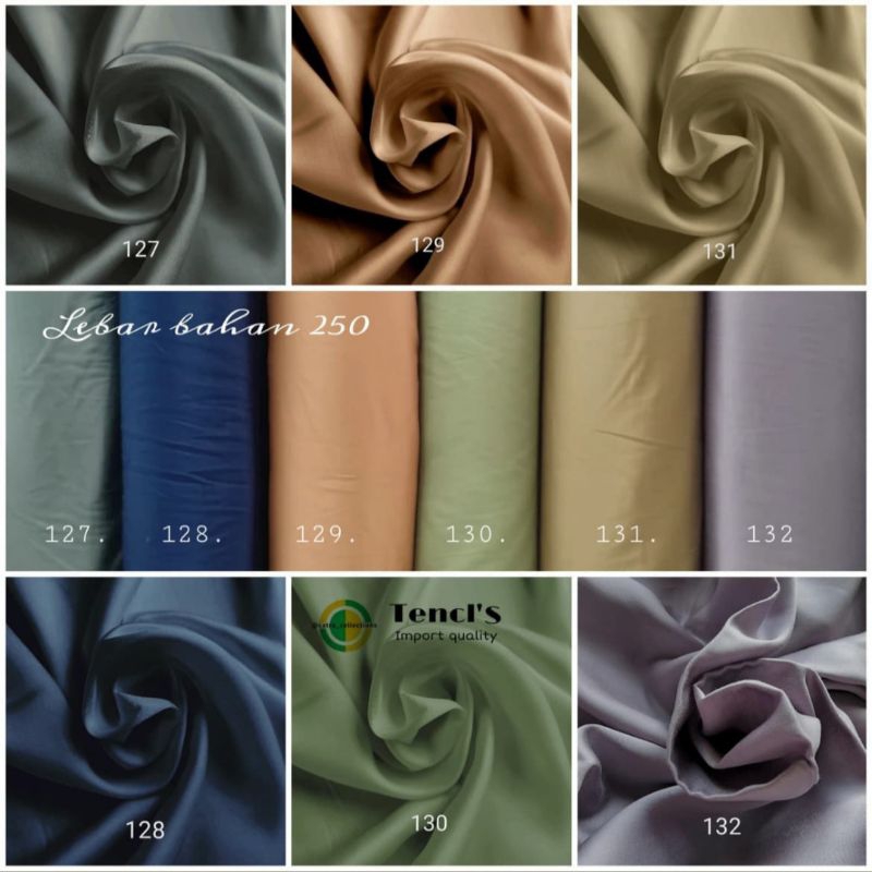 Sprei anti geser TENCEL sutra organic polos 60s