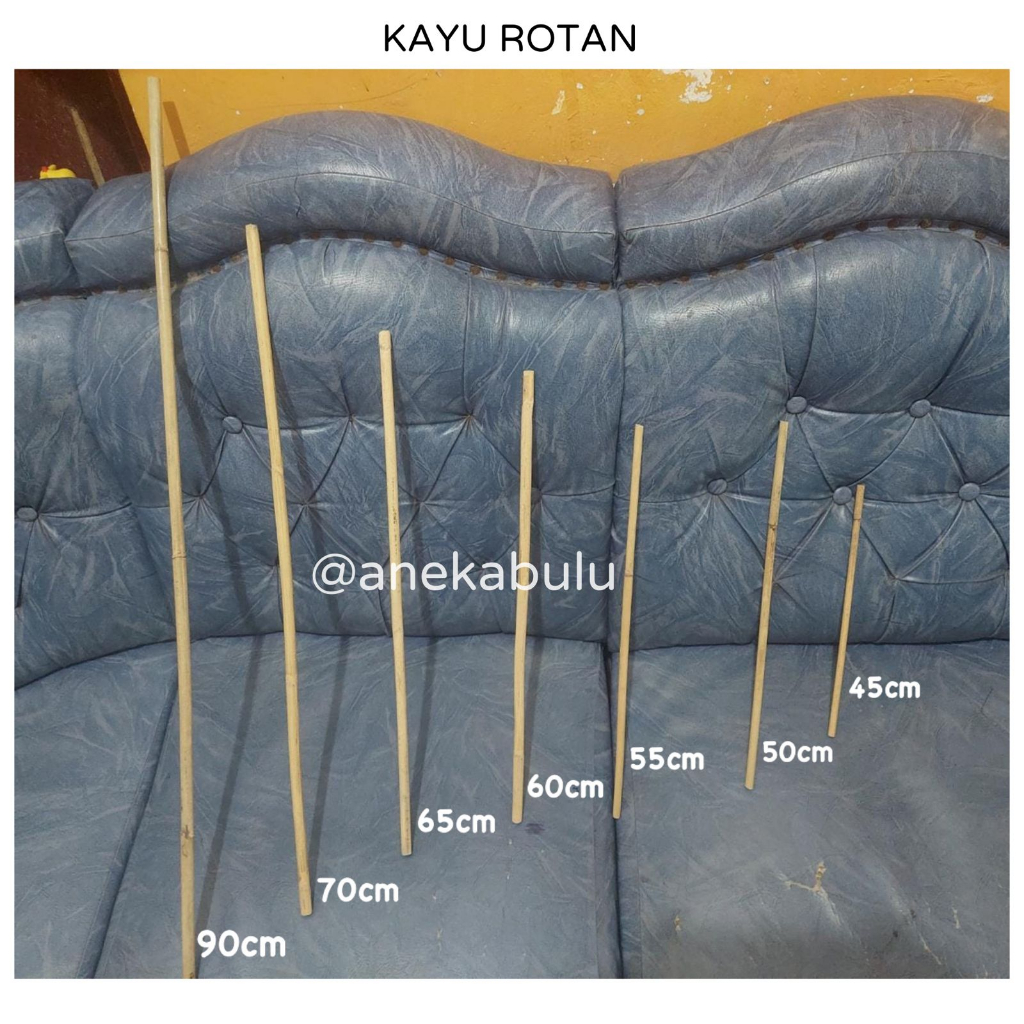 KAYU ROTAN BAHAN KEMOCENG - JUAL KAYU ROTAN GAGANG KEMOCENG ALAT PETUNJUK NGAJI BERBAGAI MACAM UKURA