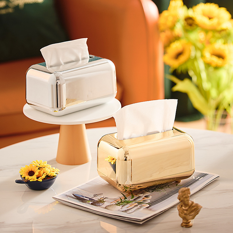Tissue Holder Gold | Tempat Tisue  Emas | Tissue Box | Kotak Tisu | Tempat Tissue Aesthetic Nordic