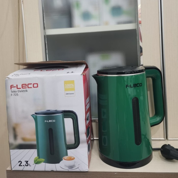 COD Teko Listrik  FLECO F-725 Kettle Electric 2.3L Teko Listrik  Pemanas Air