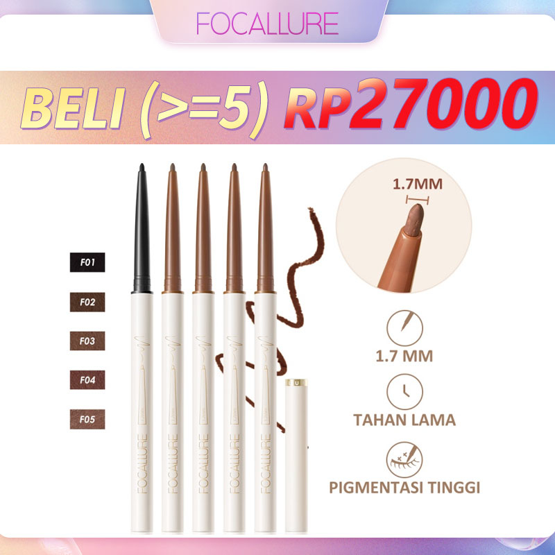 FOCALLURE Tahan air Waterproof Eyeliner Gel pencil-Make up Mata Long Wearing