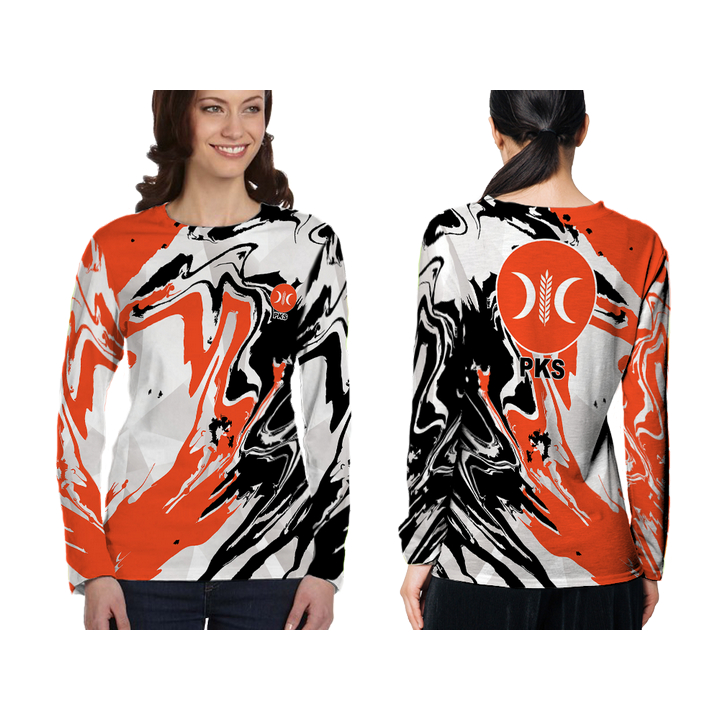 Tshirt Kaos Baju PKS Wanita 3D Fullprinting Terbaru 2023 2024