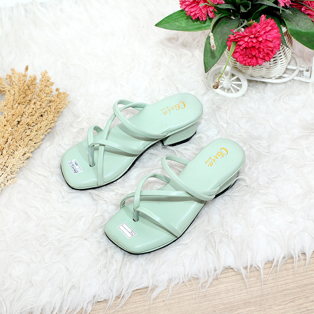 Sandal heels anak perempuan hak tahu uk 31/35 - AMOR KIDS 02