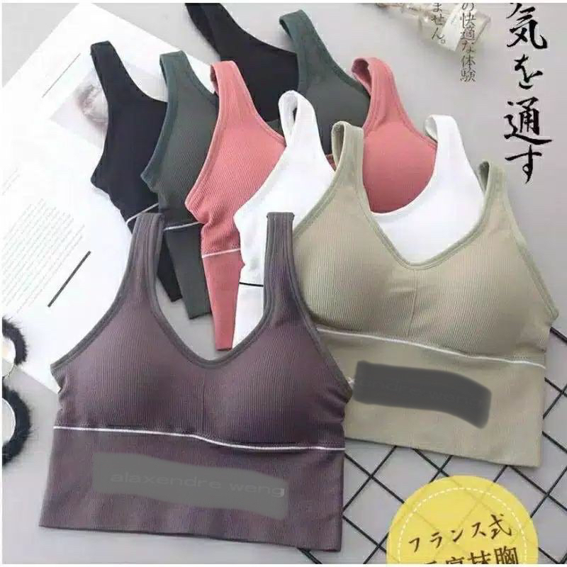 Bra Sport Gym Push Up Bra Weng