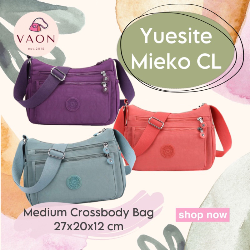 Yuesite Mieko CL Tas Selempang Medium Crossbody Bag Import wanita Cewek