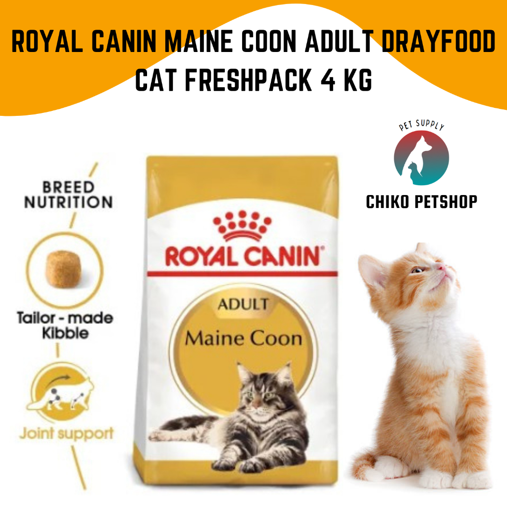 Royal Canin MAINE COON ADULT Dry Food Cat Freshpack 4 kg