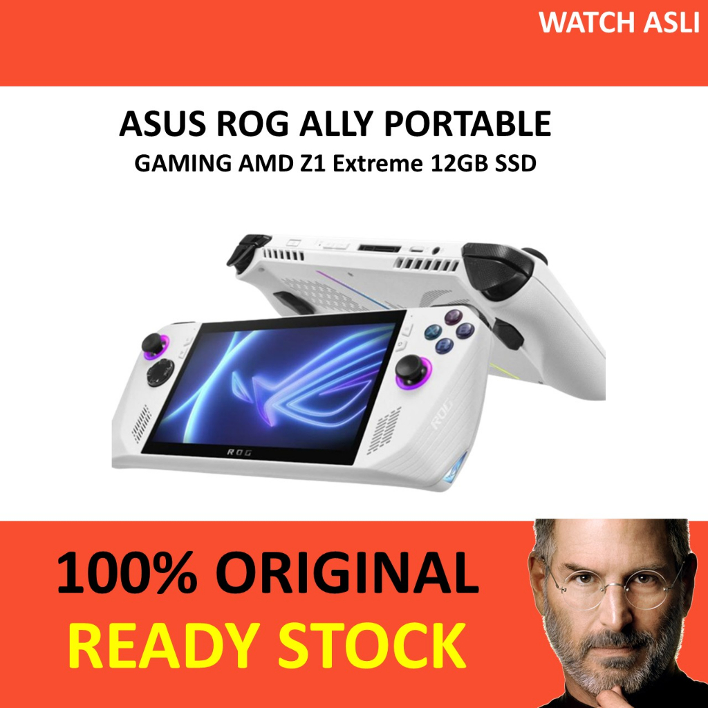 Asus ROG Ally Portable Gaming AMD Z1 Extreme 512GB SSD 7.0” FHD 120Hz