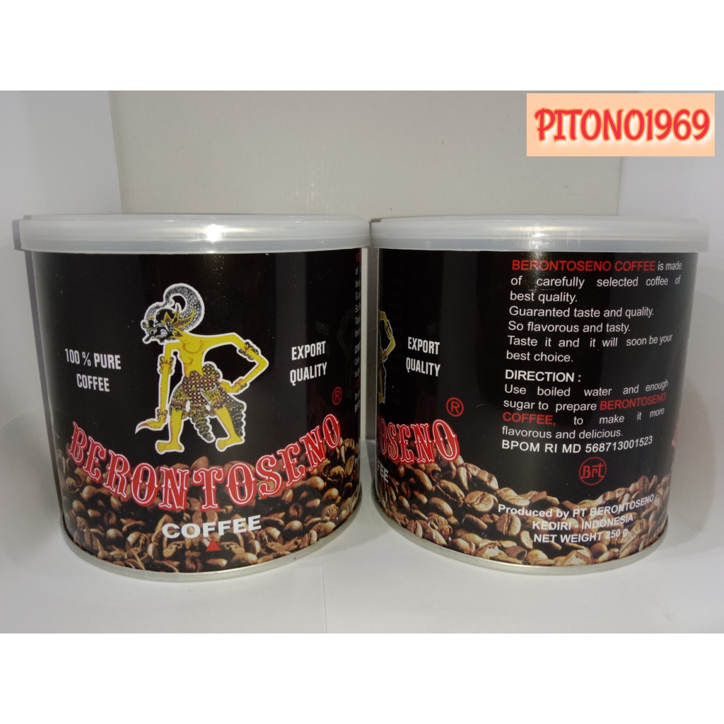 

Kopi Bubuk BERONTOSENO Kaleng 250gr Khas Kediri