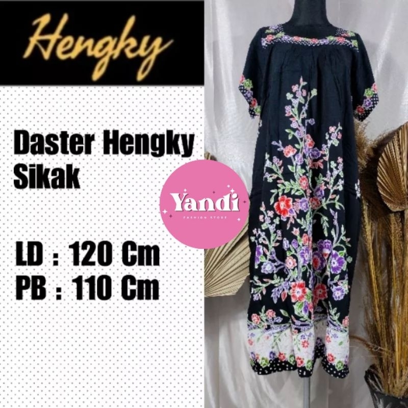 DASTER BATIK ORI HENGKY SIKAK  LD 120 CM