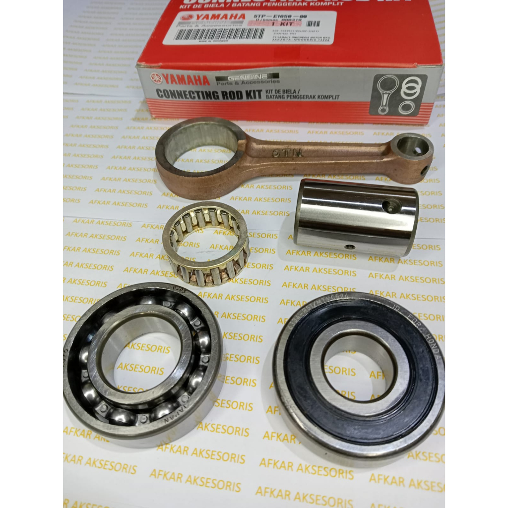 PAKET SET STANG SEHER PLUS BEARING KRUK AS JUPITER Z VEGA R LAMA NEW (5TN/5TP) 6205-6304