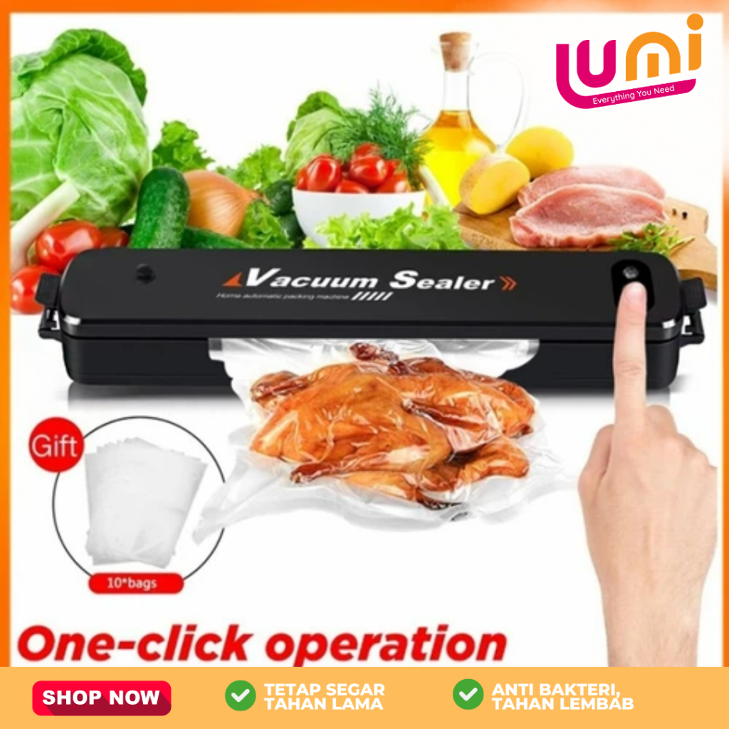 Vacum Sealer Fresh Makanan Food Packing Machine /Mesin Vacuum Sealer Makanan FOOD GRADE