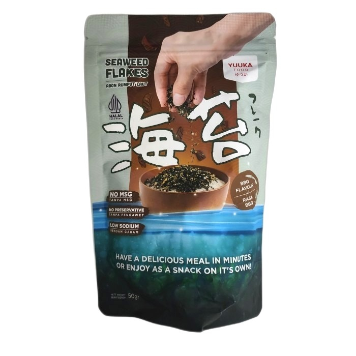 YUUKA FOOD ABON SEAWEED NO MSG 50 GR