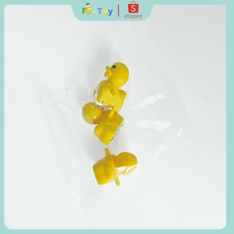 Funtoy 3Pcs/Set Mainan Anak Mini Bebek Kuning Kecil